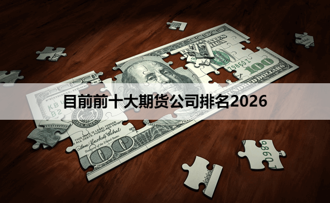 目前前十大期货公司排名2026