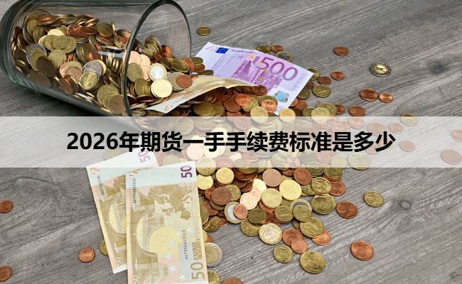 2026年期货一手手续费标准是多少