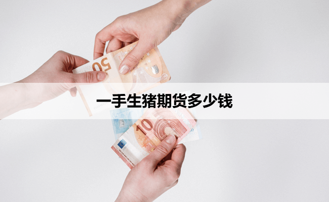 一手生猪期货多少钱