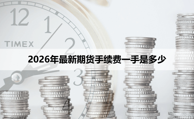 2026年最新期货手续费一手是多少