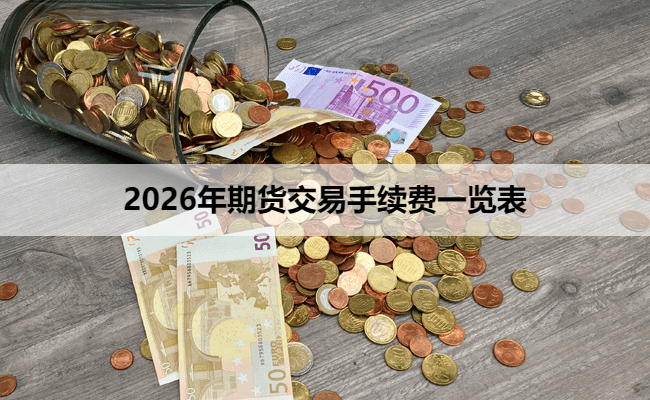 2026年期货交易最低手续费一览表是多少