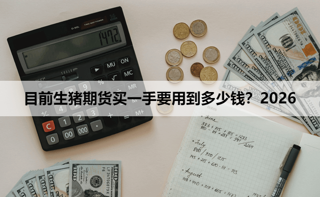 目前生猪期货买一手要用到多少钱？2026