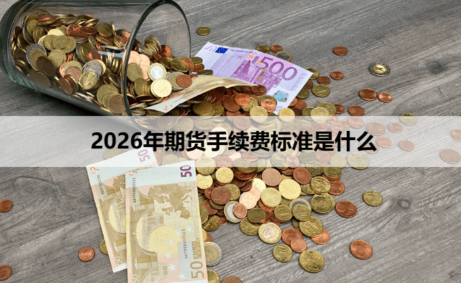 2026年期货手续费标准是什么
