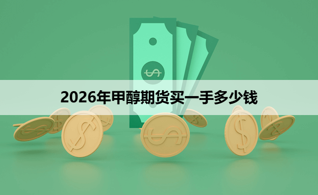 2026年甲醇期货买一手多少钱