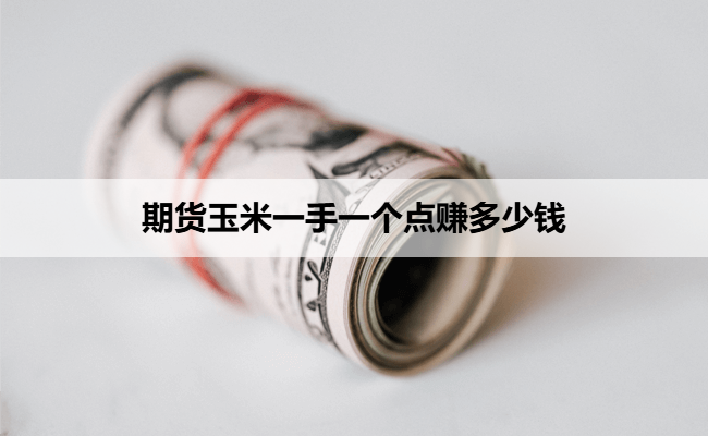 期货玉米一手一个点赚多少钱