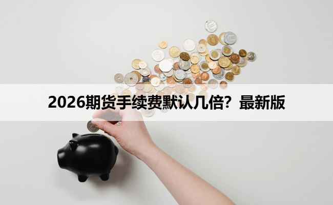 2026期货手续费默认几倍？最新版