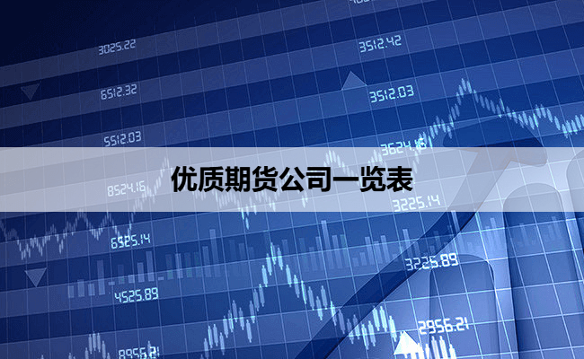 优质期货公司一览表