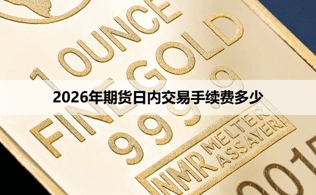 2026年期货日内交易手续费多少