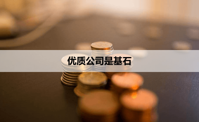 优质公司是基石