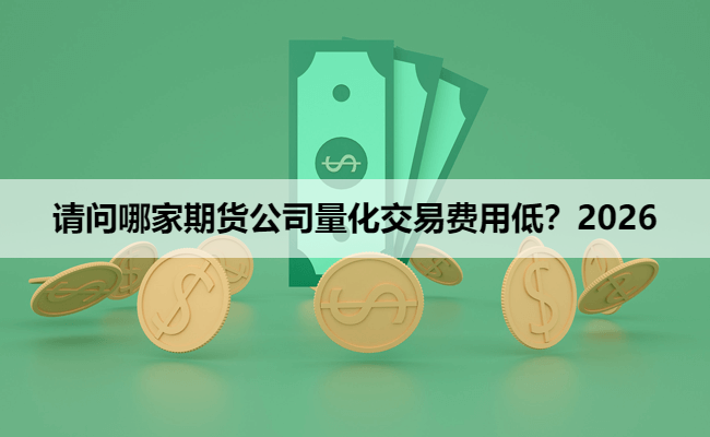 请问哪家期货公司量化交易费用低？2026