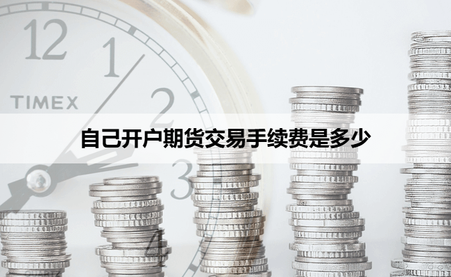 自己开户期货交易手续费是多少