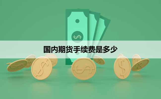 国内期货手续费是多少