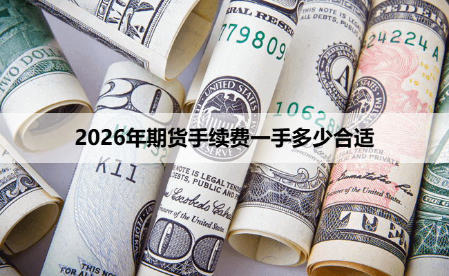 2026年期货手续费一手多少合适