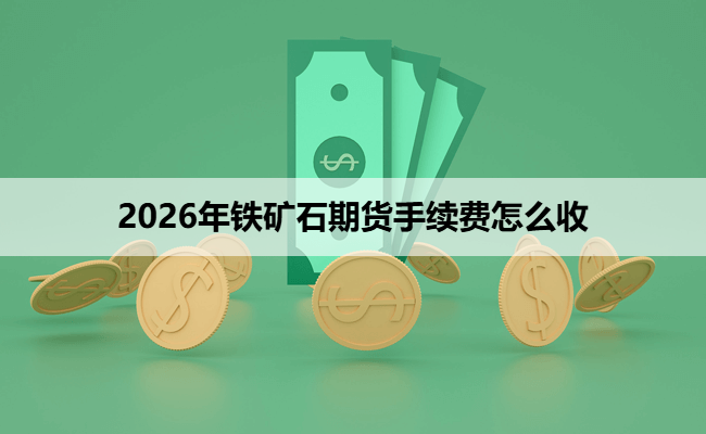 2026年铁矿石期货手续费怎么收