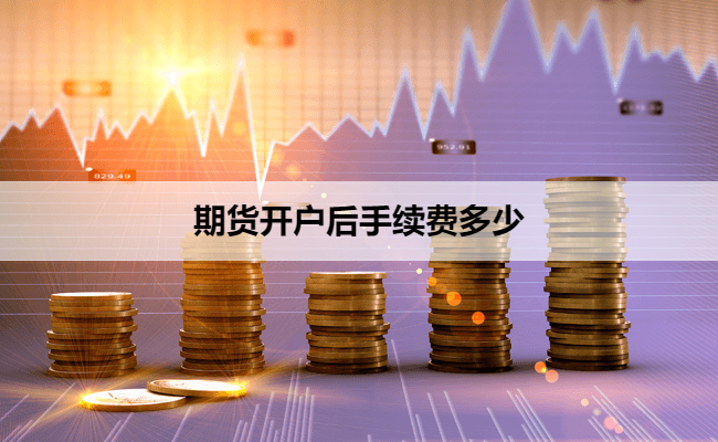 期货开户后手续费多少